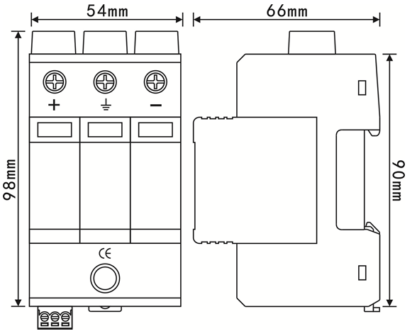 1000V直流浪涌保護(hù)器 DCM-40-1000