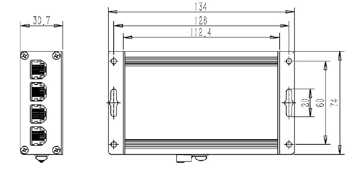 4路8路網(wǎng)絡(luò)信號(hào)防雷器-四口八口網(wǎng)線浪涌保護(hù)器可機(jī)架式